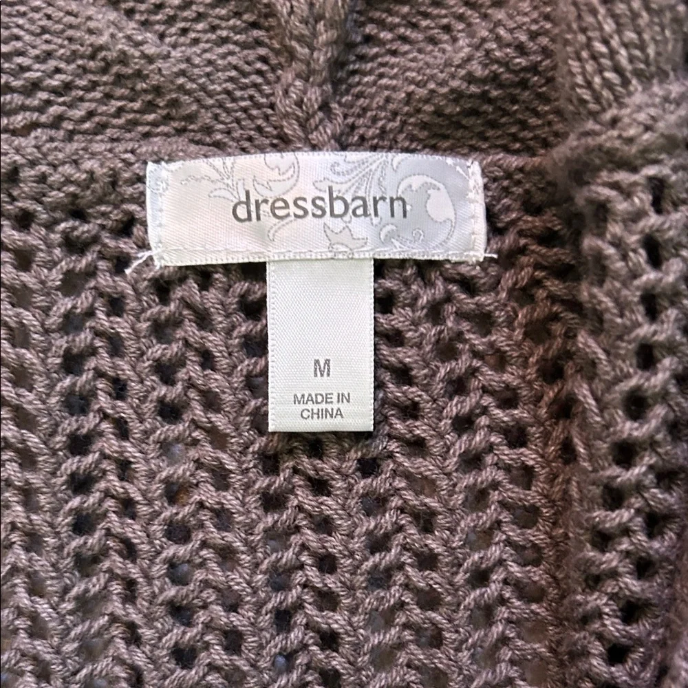 Women's Medium Dressbarn Open-Front Sweater - Picture 2 of 5